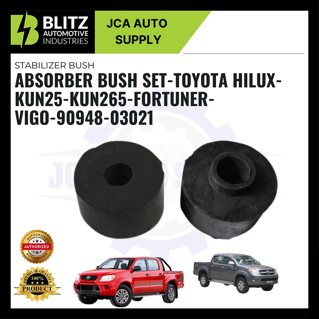 Absorber Bush Set Toyota Hilux Kun25 Kun26 Fortuner Vigo 90948 03021