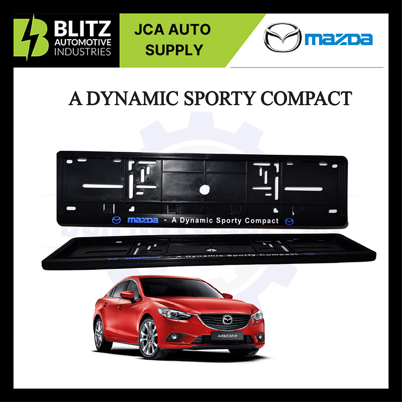 Mazda Car Number Plate Frame Cover A Dynamic Sporty Compact