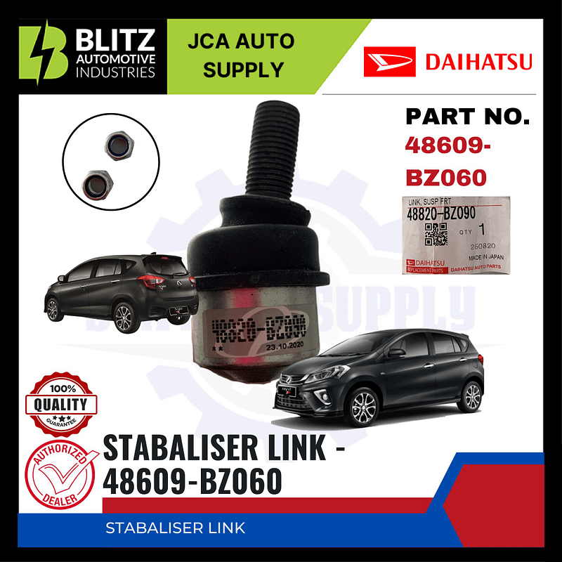 FRONT ABSORBER STABALISER LINK PERODUA MYVI NEW D20N PRICE FOR 2PCS