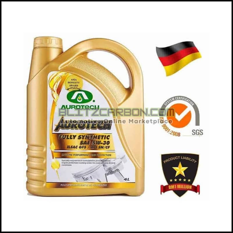 Aurotech Engine Oil 5W-30 Fully Synthetic (4L)