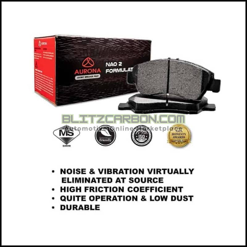 Aurona Brake Pad AUR562072 Front i45 iX20 Sonata - Image 3