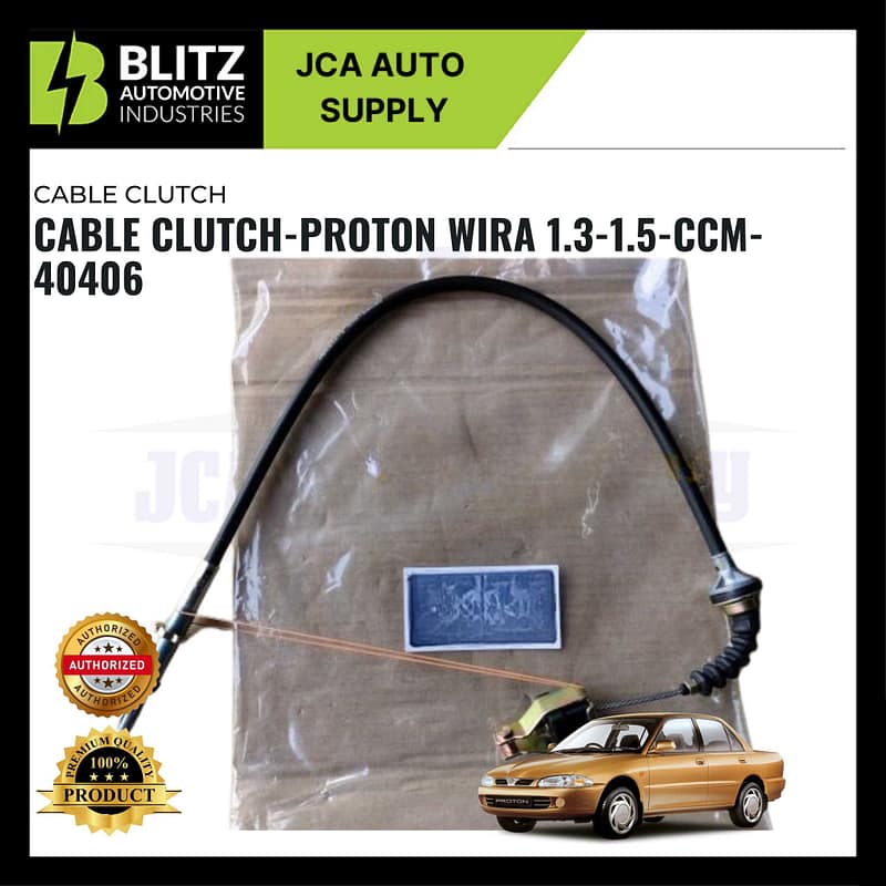 Cable Clutch-Proton Wira 1.3-1.5-CCM-40406