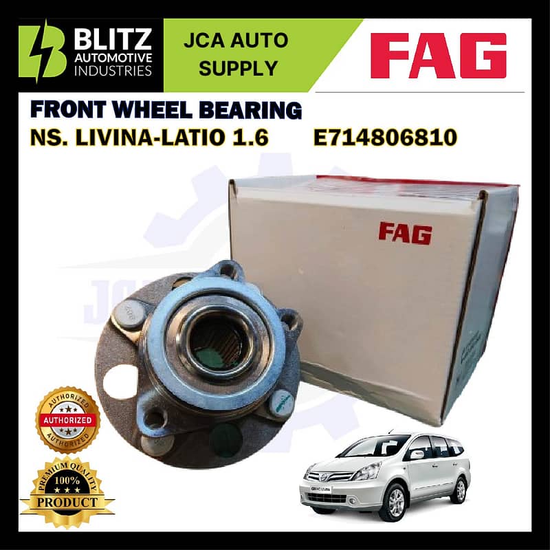 Front Wheel Bearing-Nissan Livina-Latio 1.6-FAG-E714806810 - Image 4