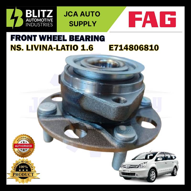 Front Wheel Bearing-Nissan Livina-Latio 1.6-FAG-E714806810 - Image 3
