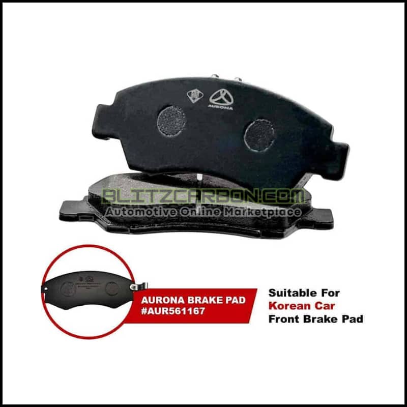 Aurona Brake Pad AUR561167 Front Avante Elantra Rexton Optima