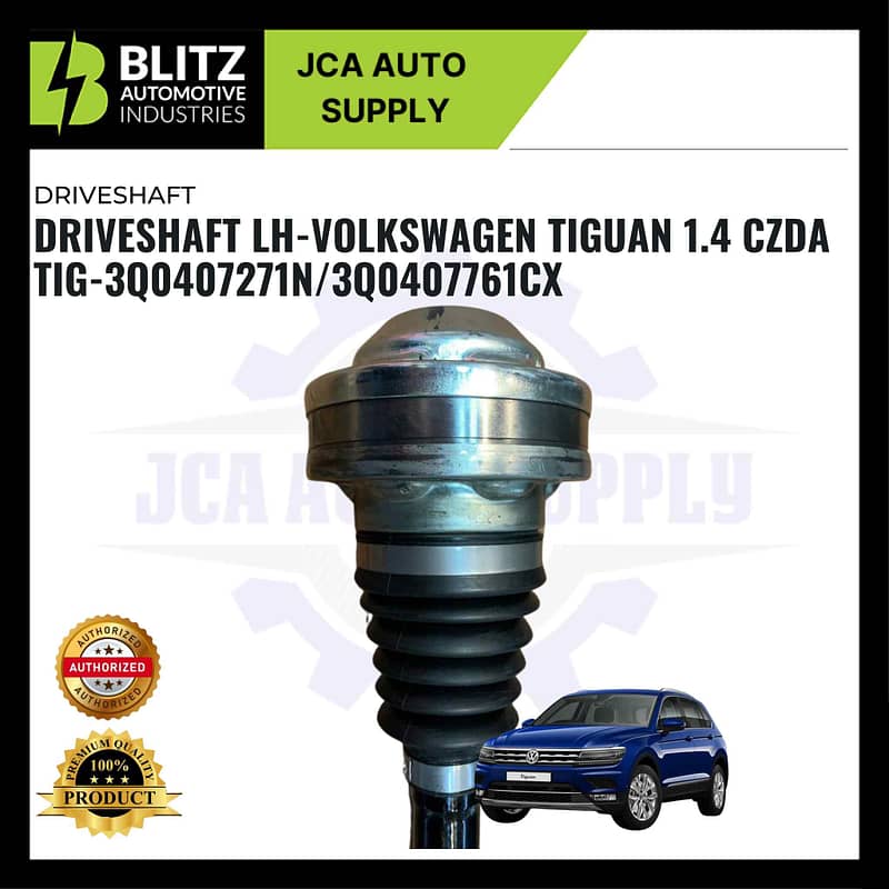 Driveshaft LH-Volkswagen Tiguan 1.4 CZDA TIG-3Q0407271N/3Q0407761CX - Image 3