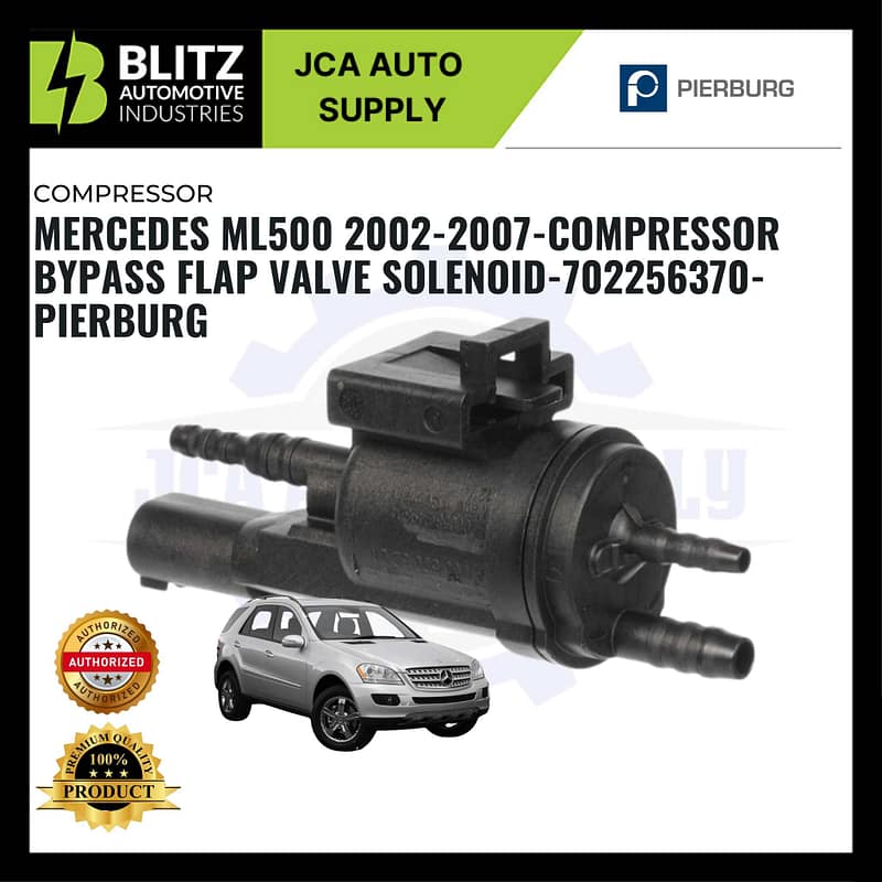 Mercedes Ml500 2002-2007-Compressor Bypass Flap Valve Solenoid-702256370- PIERBURG - Image 4
