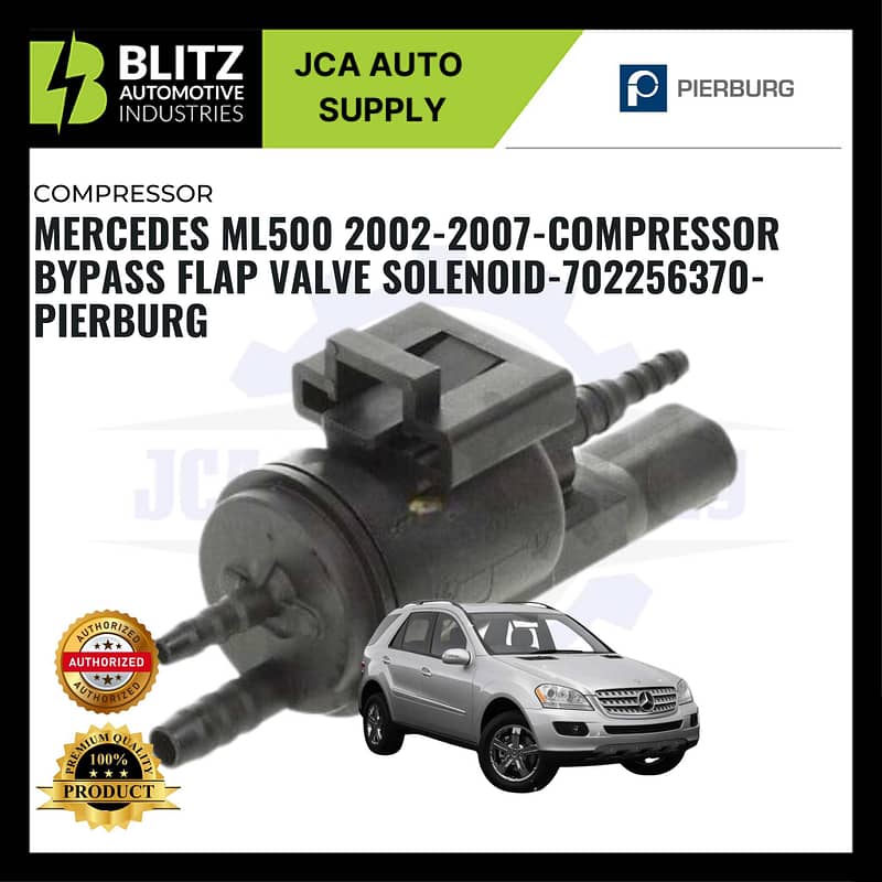 Mercedes Ml500 2002-2007-Compressor Bypass Flap Valve Solenoid-702256370- PIERBURG