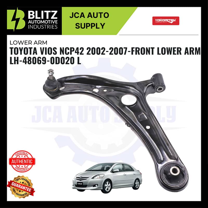 Toyota Vios NCP42 2002-2007-Front Lower Arm