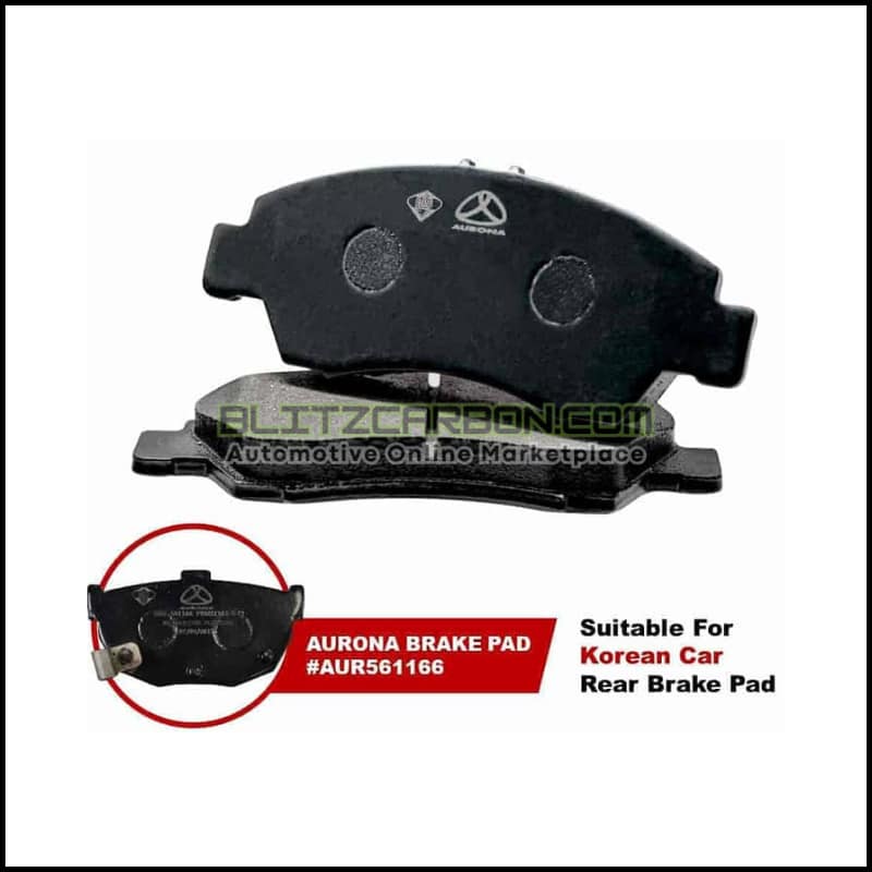 Aurona Brake Pad AUR561166 Rear Avante Elantra S-Coupe Cerato