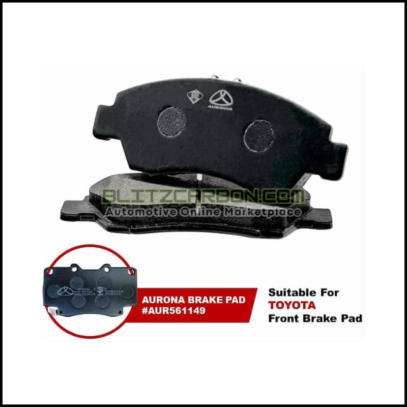 Aurona Brake Pad AUR561149 Front Hilux Land Cruiser