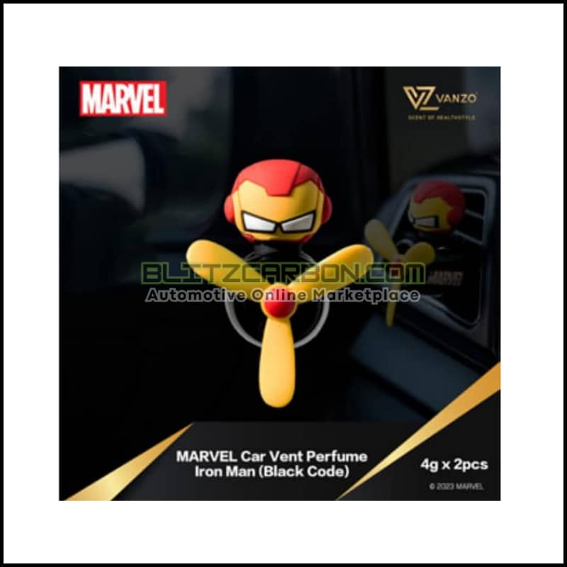 VANZO Marvel Series Car Vent Perfume 4g x 2 (Iron Man)