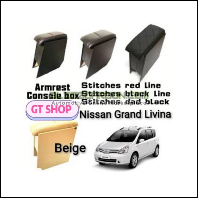 Nissan livina armrest console box