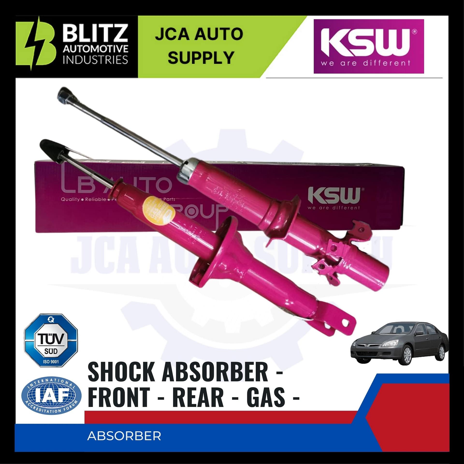 BLITZ SHOCK ABSORBER FRONT GAS HONDA ACCORD SV4 94Y A5 0051 32A