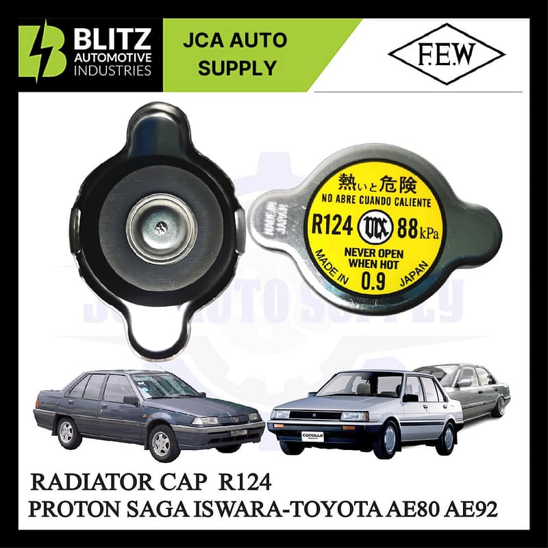 RADIATOR CAP PROTON SAGA ISWARA, TOYOTA COROLLA AE80.AE92, NISSAN