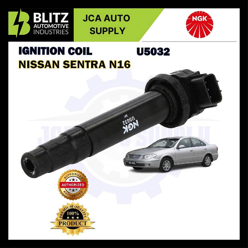 Ignition CoilNissan Sentra N16 1.6NGKU5032