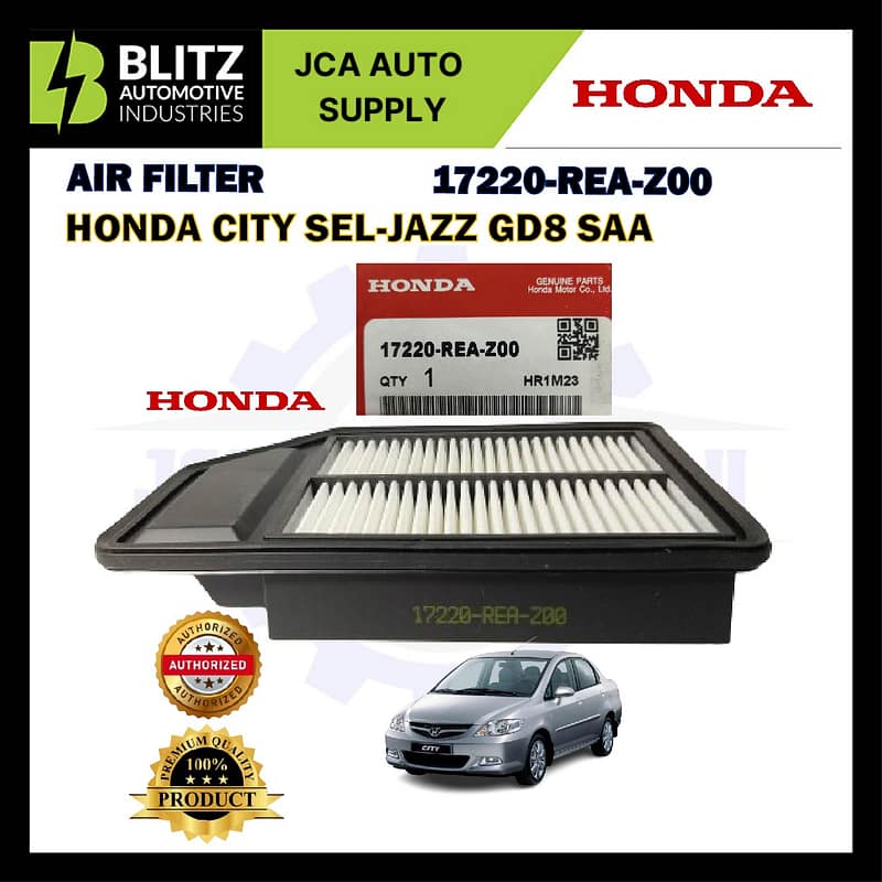 Air FilterHonda City SEL IDSI.GD8.Jazz SAAHonda Original17220REA
