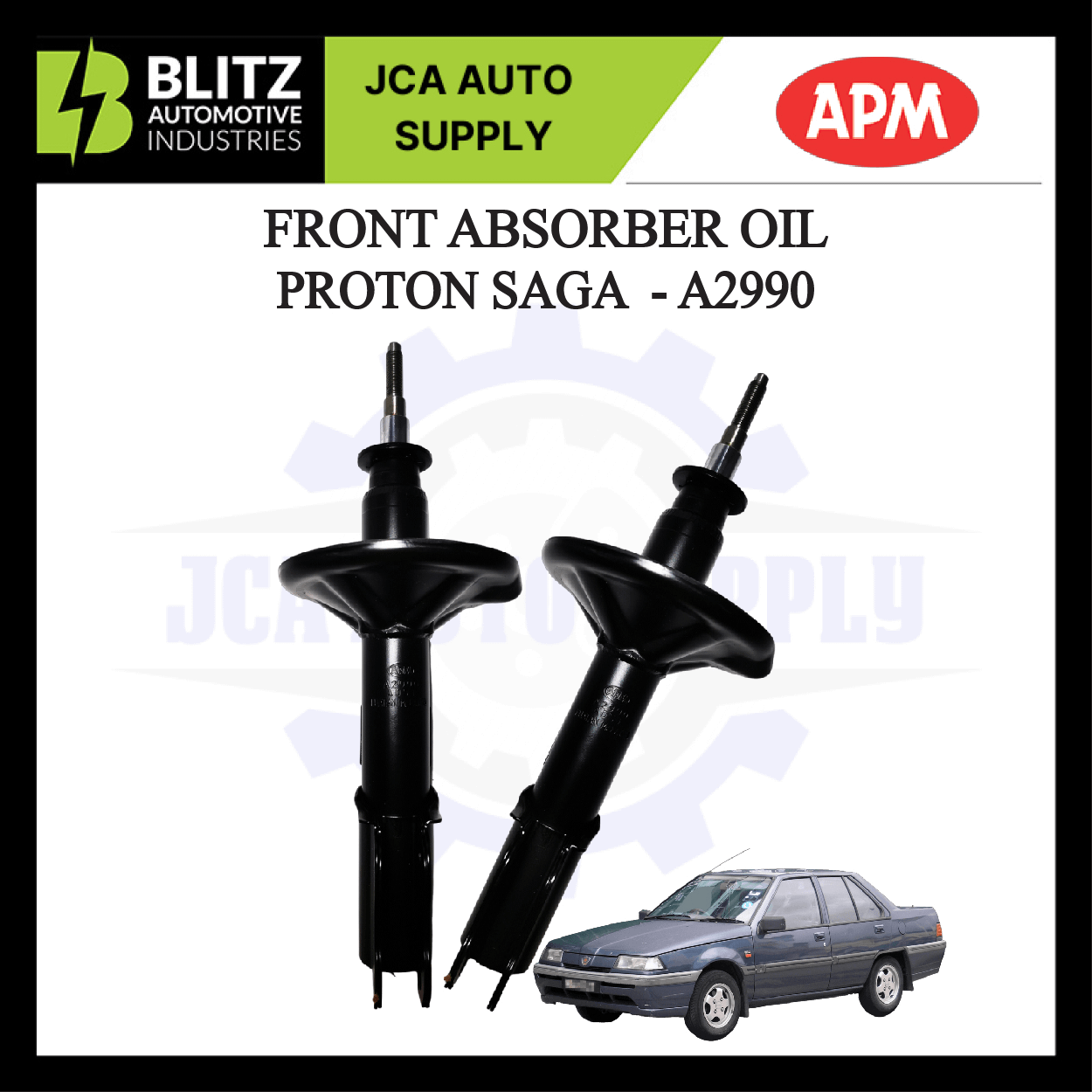 APM FRONT SHOCK ABSORBER OIL 2PCS PROTON SAGA ISWARA A2990