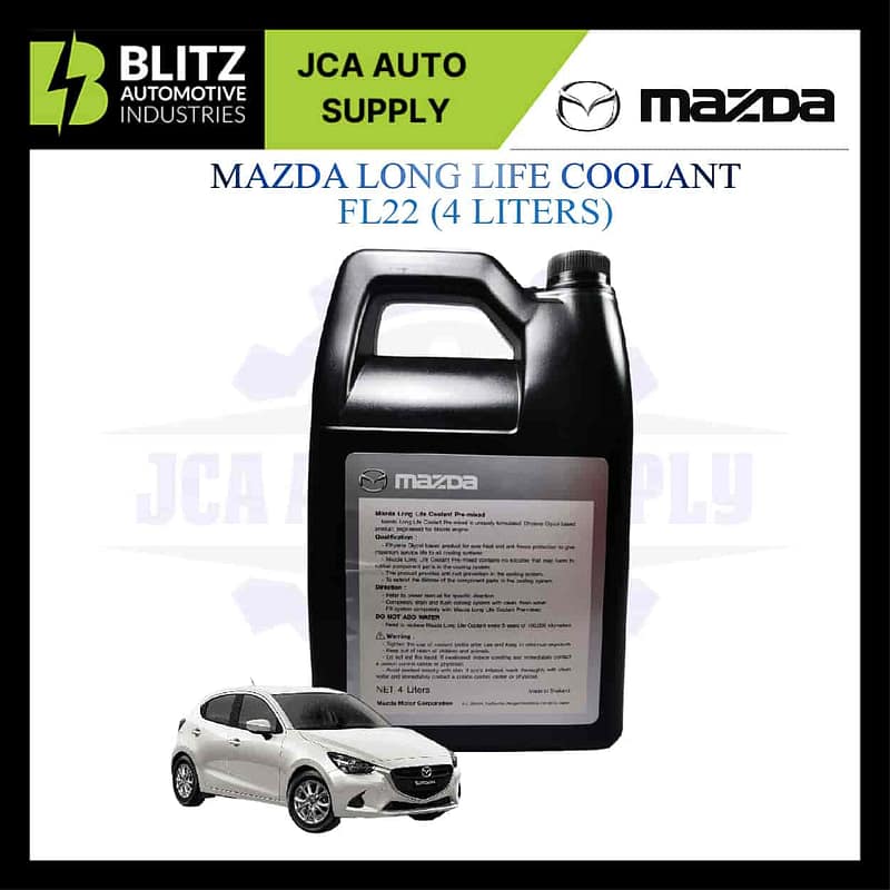 MAZDA Long Life Coolant FL22 ORIGINAL (4 Liters) Premixed 50