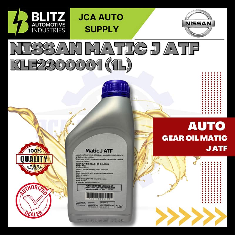 Original Nissan Automatic Transmission Fluid ATF Matic J - Blitzcarbon.com