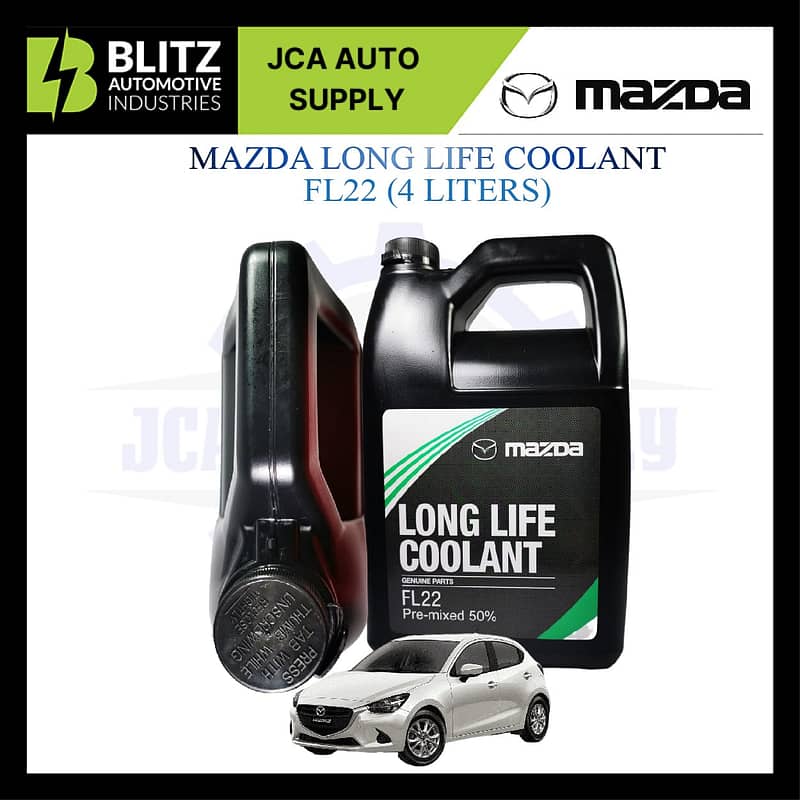 MAZDA Long Life Coolant FL22 ORIGINAL (4 Liters) - Pre-mixed 50% ...