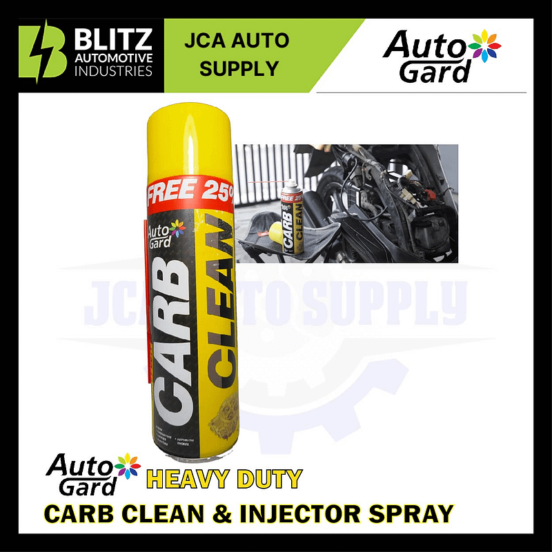 Autogard Heavy Duty Carb Clean Injector Spray Ml Blitzcarbon Com