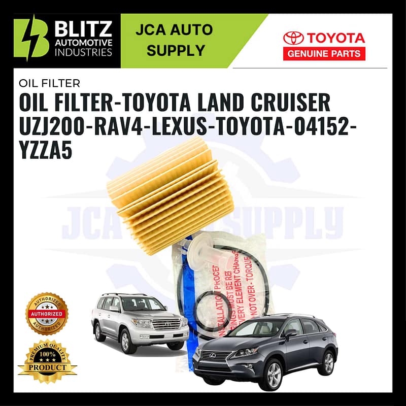 Oil FilterToyota Land Cruiser UZJ200Rav4LexusToyota04152YZZA5