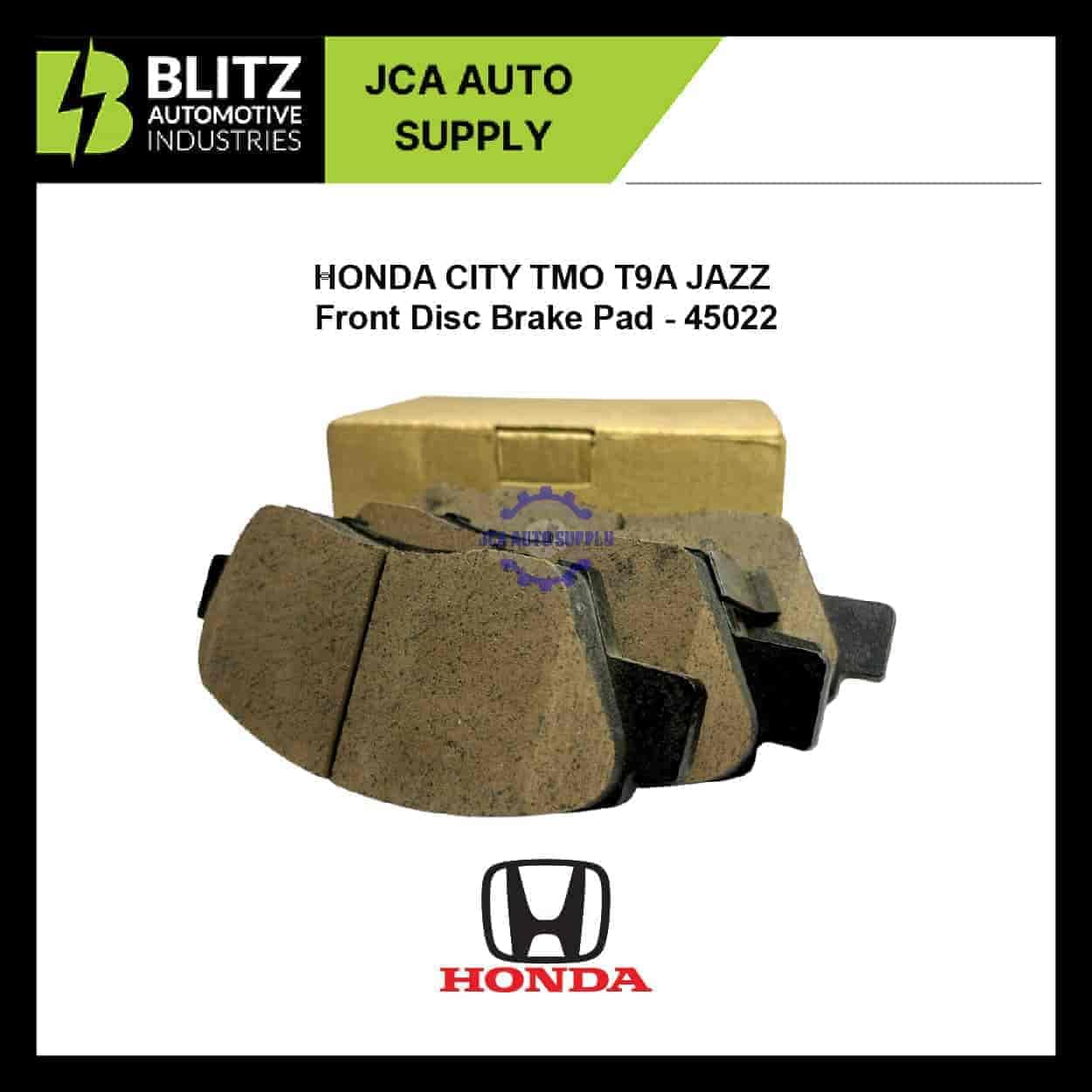 HONDA CITY TMO T9A JAZZ Front Disc Brake Pad 45022