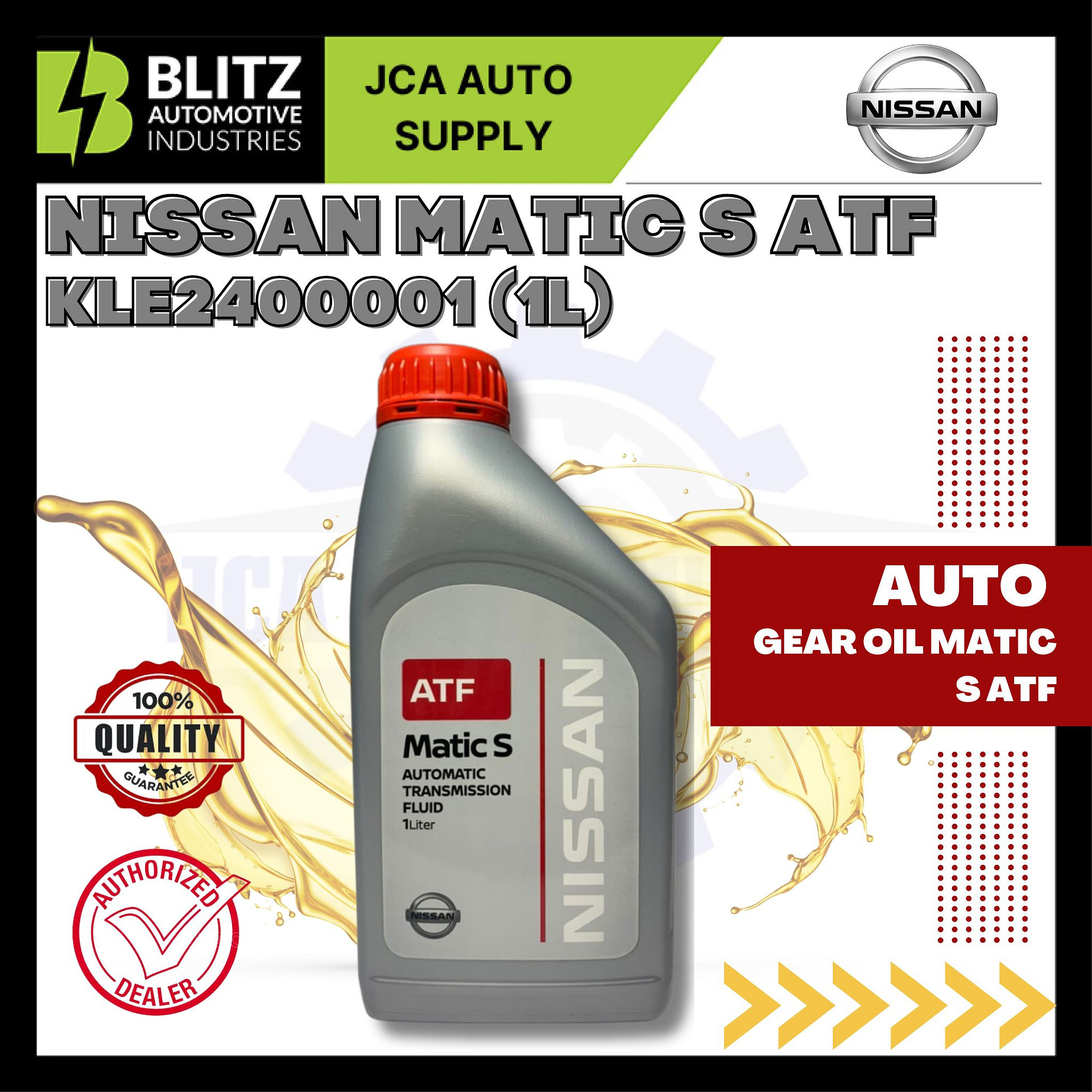 Original Nissan Automatic Transmission Fluid Atf Matic S Blitzcarbon Com