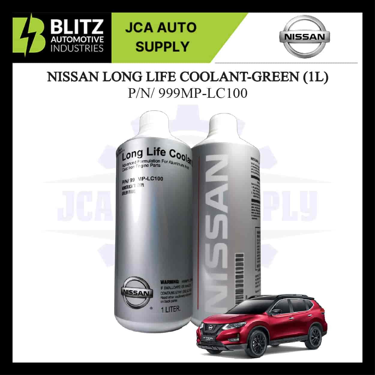 NISSAN LONG LIFE COOLANT GREEN ORIGINAL (1 LITER) 999MPLC100