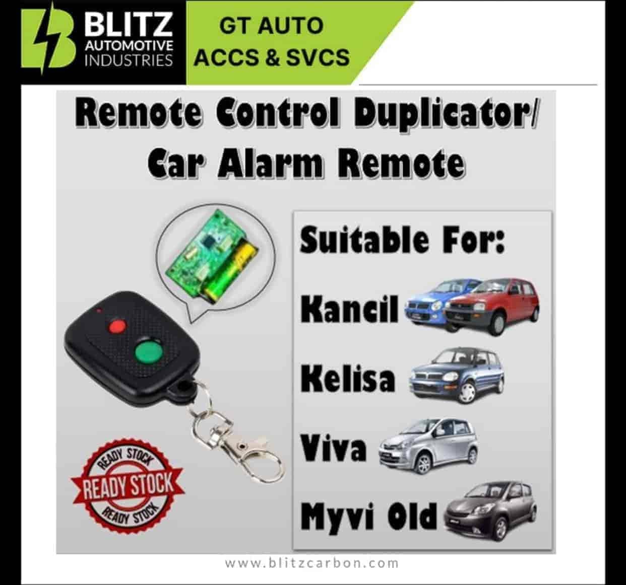 Perodua Myvi Kancil Kelisa Kenari Viva alarm remote control duplicator