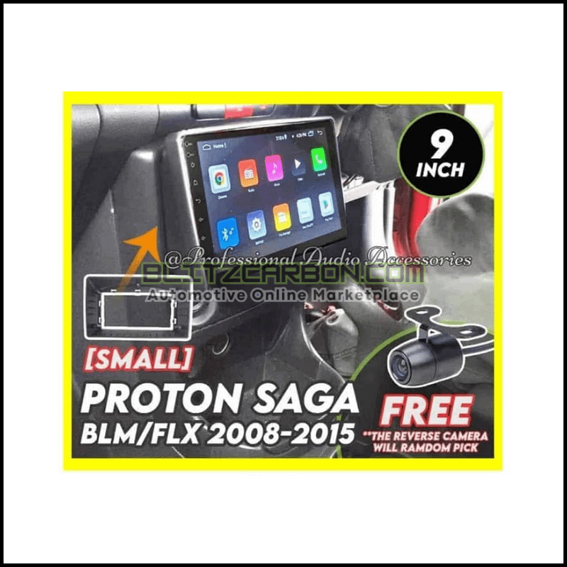 Proton Saga BLM FLX 2008-2015 [SMALL] Casing with 9" inch Android Player registered MCMC