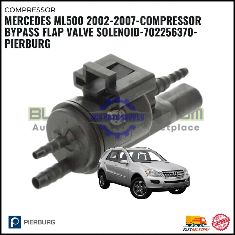 Mercedes Ml500 2002-2007-Compressor Bypass Flap Valve Solenoid-702256370- PIERBURG