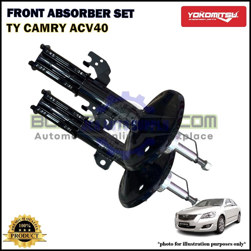 Toyota Camry ACV40-Front Absorber Set-YOKOMITSU-RH-71551212071-LH-71551212072