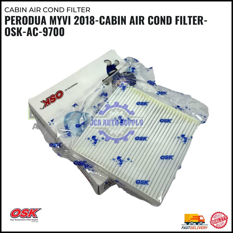 Cabin Air Cond Filter-Perodua Myvi 2018-OSK-AC-9700