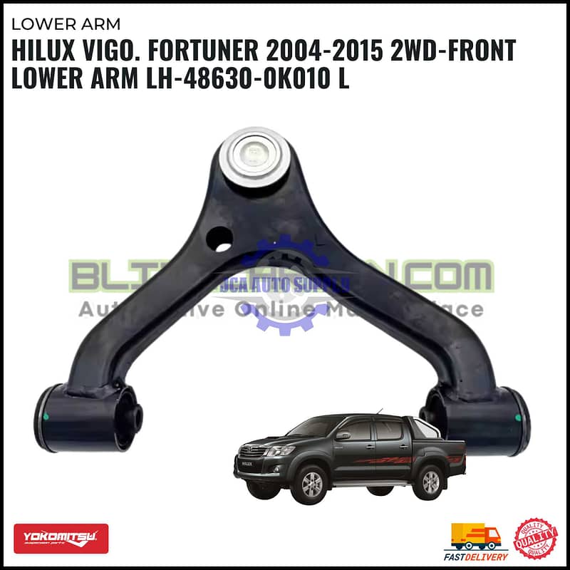Toyota Hilux Vigo. Fortuner 2004-2015 4WD- Front Lower Arm