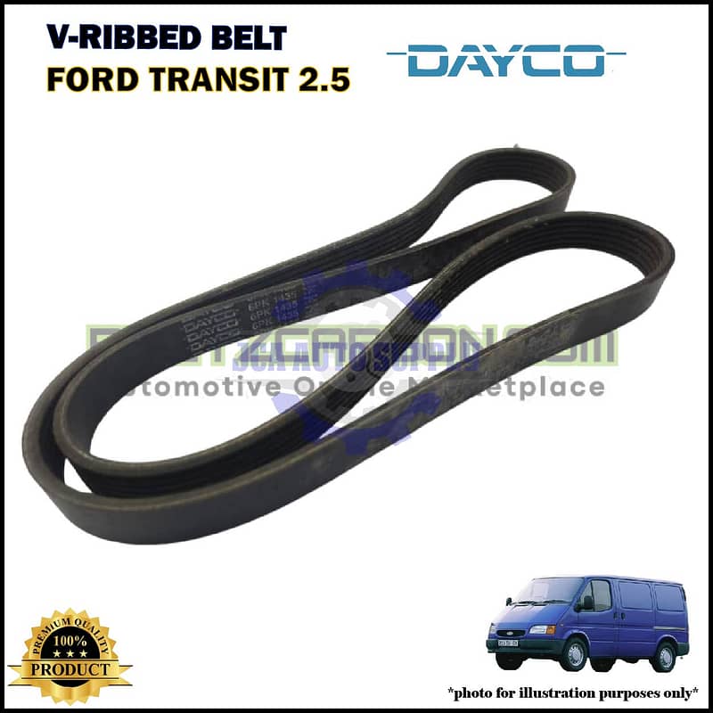 Ford Transit 2.5cc-V-Ribbed Belt-DAYCO-6PK1435