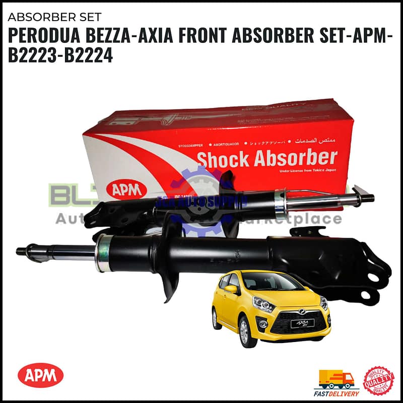 Perodua Bezza-Axia Front Absorber Set-APM-B2223-B2224
