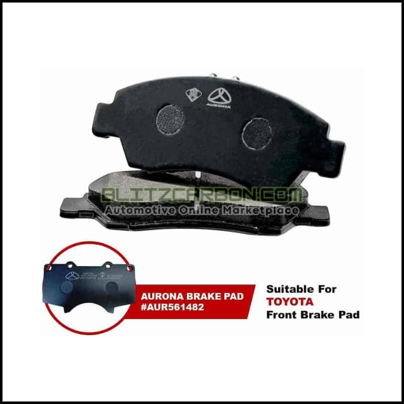Aurona Brake Pad AUR561482 Front FJ Cruiser Fortuner Hilux Land Cruiser Prado Pajero