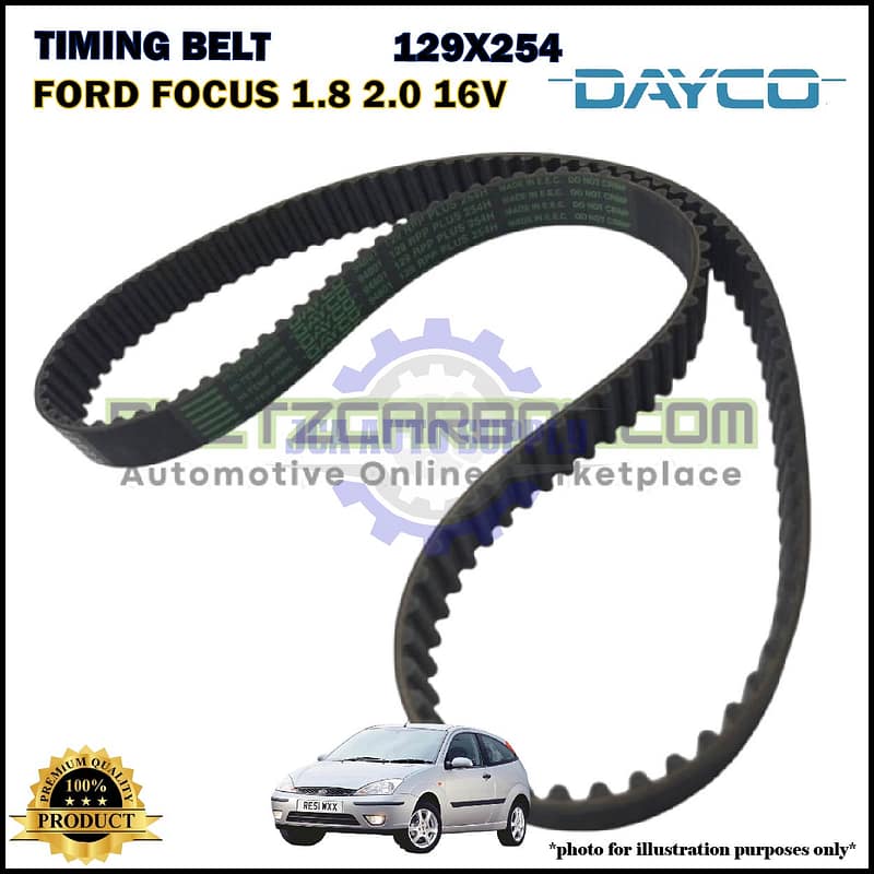 Tali Timing-Ford Focus 1.8cc 2.0cc 16V-Timing Belt-DAYCO-94801 (129X254)