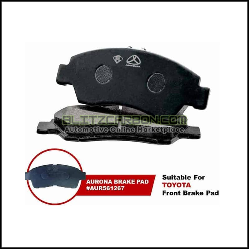 Aurona Brake Pad AUR561267 Front Camry Corolla Ipsum Picnic Prius RAV4