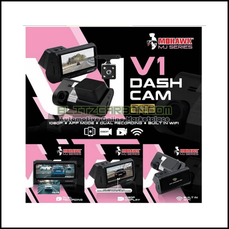 MOHAWK MJ Series Built In Wifi V1 FRONT 3 INCH IPS SCREEN 1080P DVR - MJ-V1