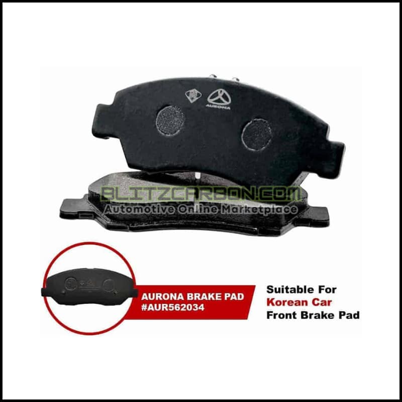 Aurona Brake Pad AUR562034 Front Genesis SantaFe Musso Rexton Sorento
