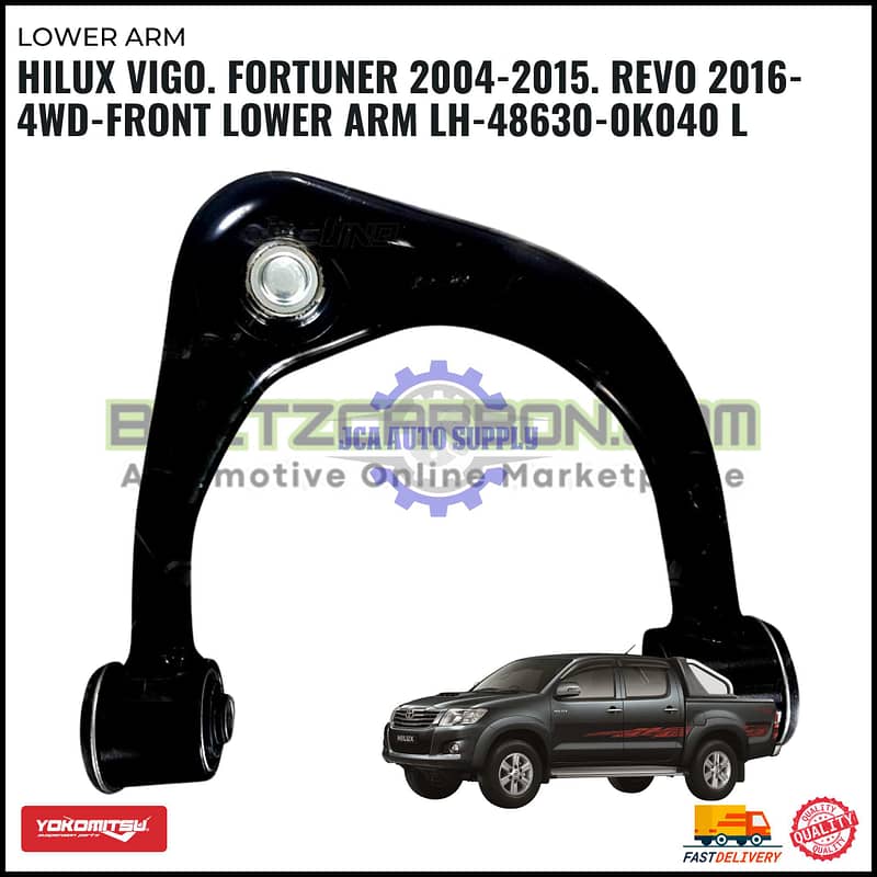 Toyota Hilux Vigo. Fortuner 2004-2015 4WD. Revo 2016 4WD- Front Lower Arm