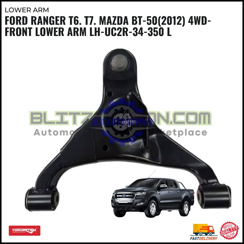 Ford Ranger T6. T7. Mazda BT-50 (2012) 4WD-Front Lower Arm