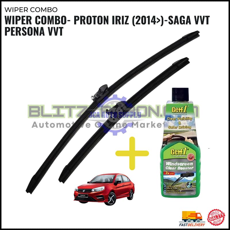 WIPER COMBO- Proton Iriz (2014>)-Saga VVT Persona VVT