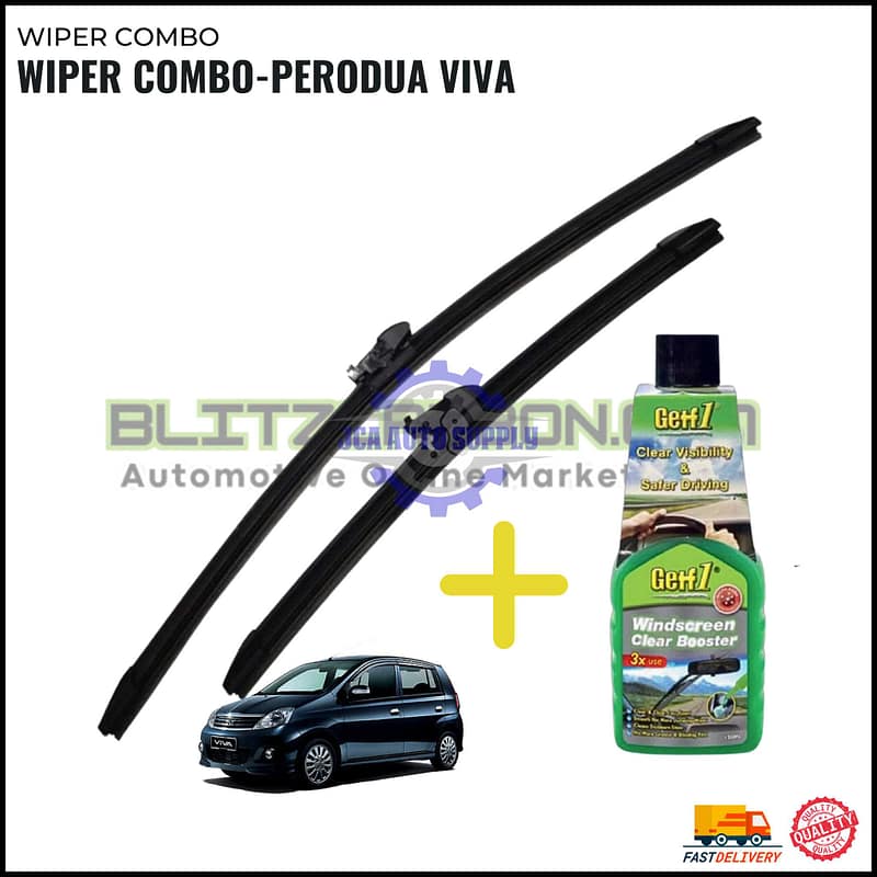 WIPER COMBO-Perodua Viva