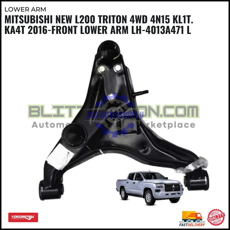 Mitsubishi Triton L200 4WD 4N15 KL1T. KA4T 2016-Front Lower Arm