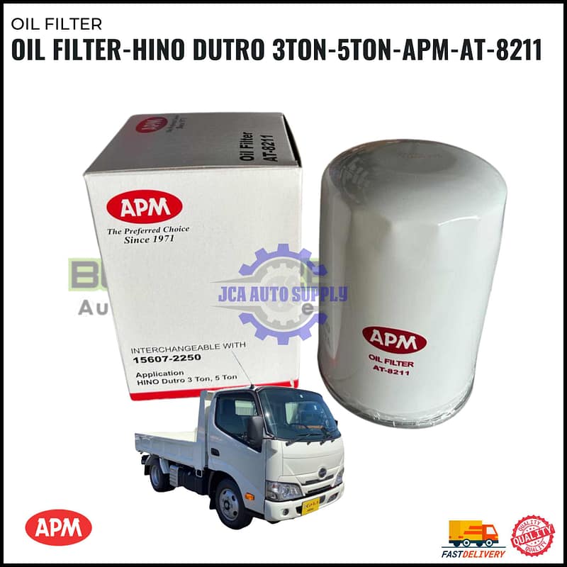 Oil Filter-Hino Dutro 3ton-5ton-APM-AT-8211