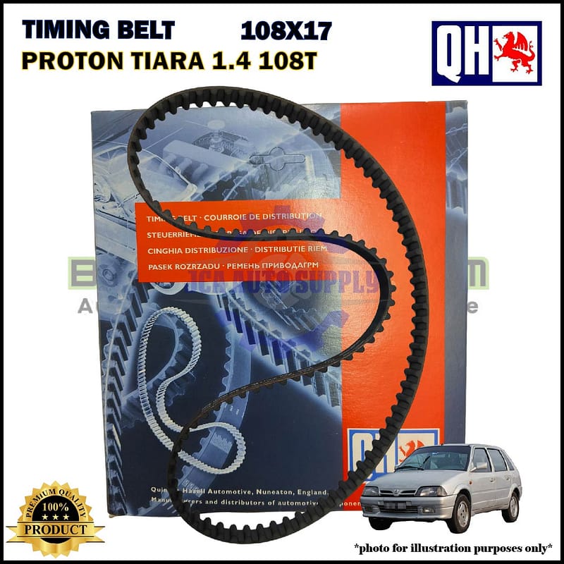 Tali Timing-Proton Tiara 1.4cc 108T-Citroen AX 1.4cc-Timing Belt-QHUK-QTB207 (108X17)